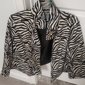 Zebra soft jacket business blazer S